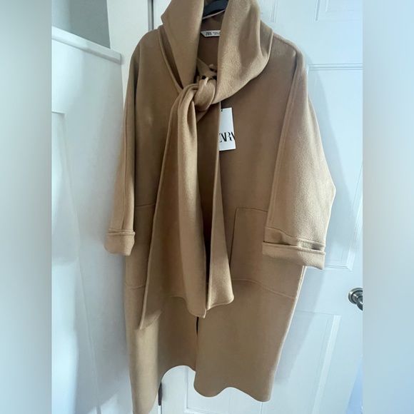 ZARA COAT DOUBLE SIDED WOOL ZW COLLECTION - Picture 7 of 7